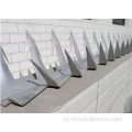 Beveiliging Gegalvaniseerd staaldraad Cross Razor Wall Spike